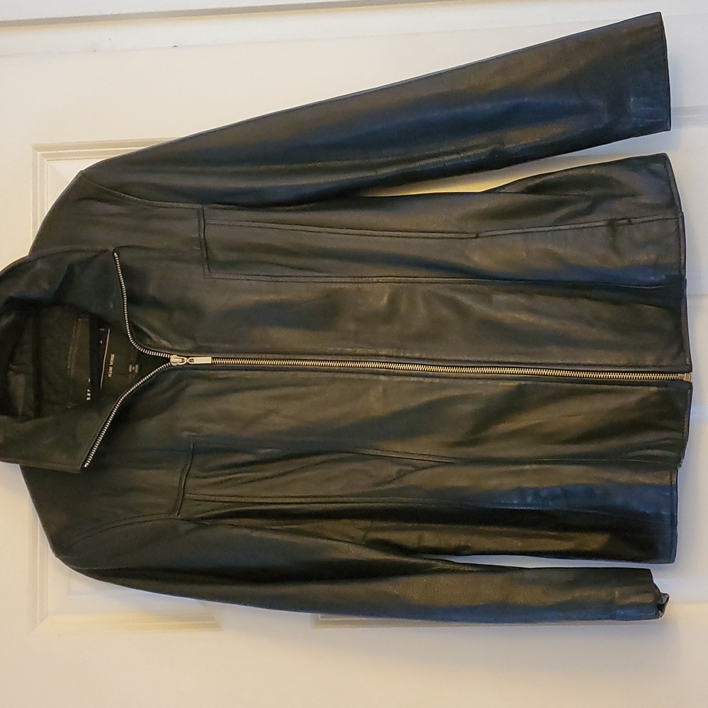 Quilted Genuine Leather Jacket